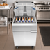 Thumbnail image #2 for Atosa CookRite ATFS-75ES-LP 5-Burner Floor Model Propane Deep Fryer, 75 lb. Capacity