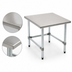 Thumbnail image #3 for Eagle Group 30 x 30 x 24 Inch Stationary Mixer Stand with 16 Gauge 300 Series Stainless Steel Top and Galvanized Tubular Base