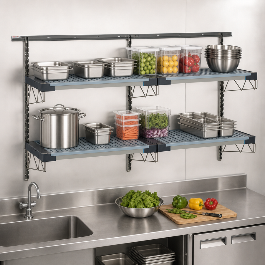 Double-Wide, Two-Tier Layout