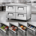 Thumbnail image #3 for True 48-Inch 4-Drawer 2-Section Undercounter Refrigerator