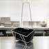 Thumbnail image #3 for Freestanding Single-Tier Shopping Hand Basket Stand, 38-Inch High