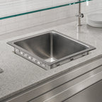 Thumbnail image #3 for Eagle Group TM1220FW-240T6 Drop-In Hot Well, Single 12 x 20-Inch Pan, Wet/Dry, Thermostatic, Non-Insulated 304 Stainless Steel