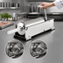 Thumbnail image #3 for Trento Manual 2-Speed Horizontal Gear-Drive Sausage Stuffer, 10 kg Capacity, Stainless Steel