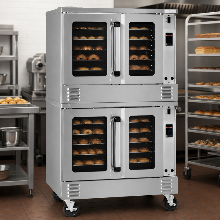 Product image #3 for Southbend Platinum Double-Deck Electric Bakery-Depth Convection Oven, 5-Pan Capacity, Touchscreen, Ventless