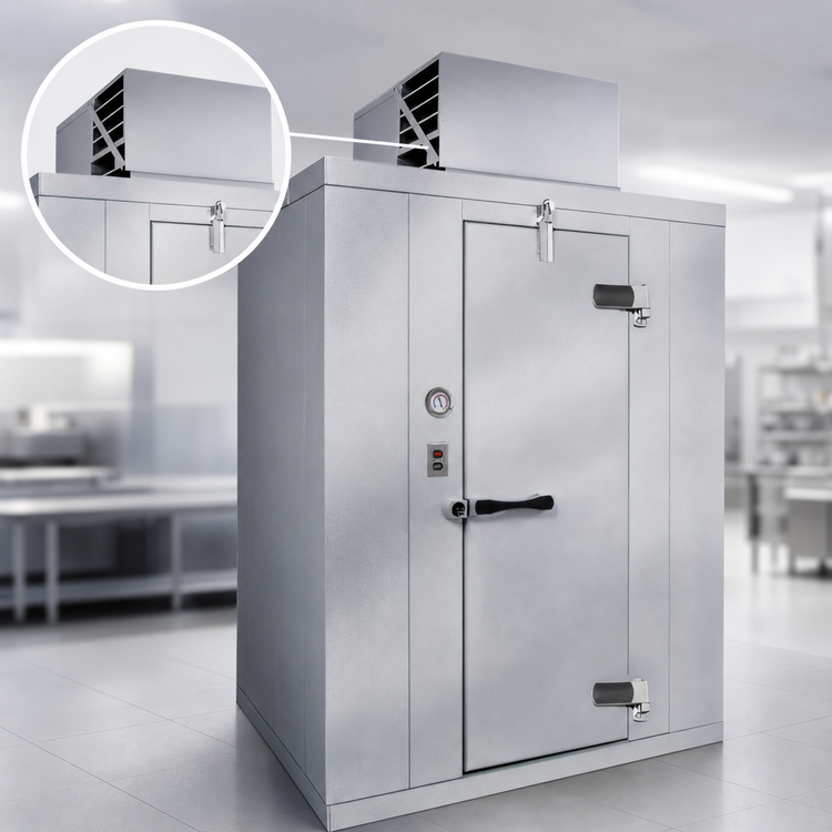 Product image #3 for Kolpak Polar-Pak Indoor Floorless Walk-In Cooler with Top-Mounted Self-Contained Refrigeration