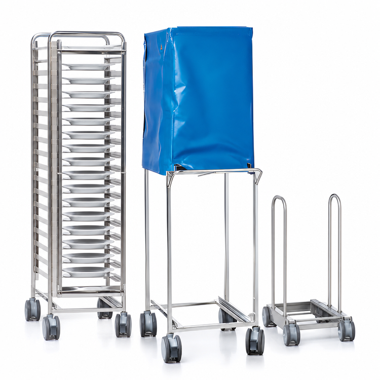 Product image #3 for RATIONAL Banquet Finishing System for SCC 61/CMP 61 with 20-Plate Mobile Rack, Thermocover, and Transport Trolley