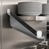 Thumbnail image #3 for Heavy Duty Left Single-Knob Shelf C Bracket for Cantilevered Shelving, 21 Inch, Stainless Steel