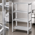 Thumbnail image #3 for Lifetime Tough 4-Shelf Channel Style Aluminum Dunnage Shelving Rack, 48