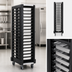 Thumbnail image #3 for Rubbermaid Commercial Max System 18-Slot End-Load Full-Size Insert Pan Rack with Casters