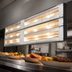 Thumbnail image #3 for Hatco Glo-Ray® 84-Inch Lighted Dual Infrared Strip Heater, Aluminum, 6-Inch Spacing