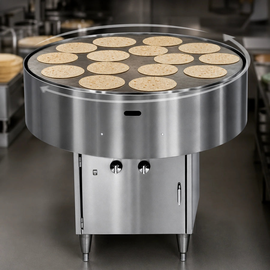 67" Diameter Rotating Griddle