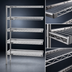 Thumbnail image #3 for Eagle Group 5-Tier Add-On Wire Shelving Unit with QuadTruss, 24 x 18 x 86 Inches, Stainless Steel Finish