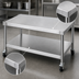 Thumbnail image #3 for Jade Range ST-42 42-Inch Stainless Steel Equipment Stand with Open Base and Bottom Shelf