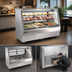 Thumbnail image #3 for Omcan 71-Inch Full-Service Refrigerated Deli Display Case, Floor Model, Self-Contained