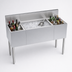 Thumbnail image #3 for Krowne Royal Series 48-Inch Underbar Combination Ice Bin with Center Ice Bin, 12-Bottle Storage, and 10-Circuit Cold Plate