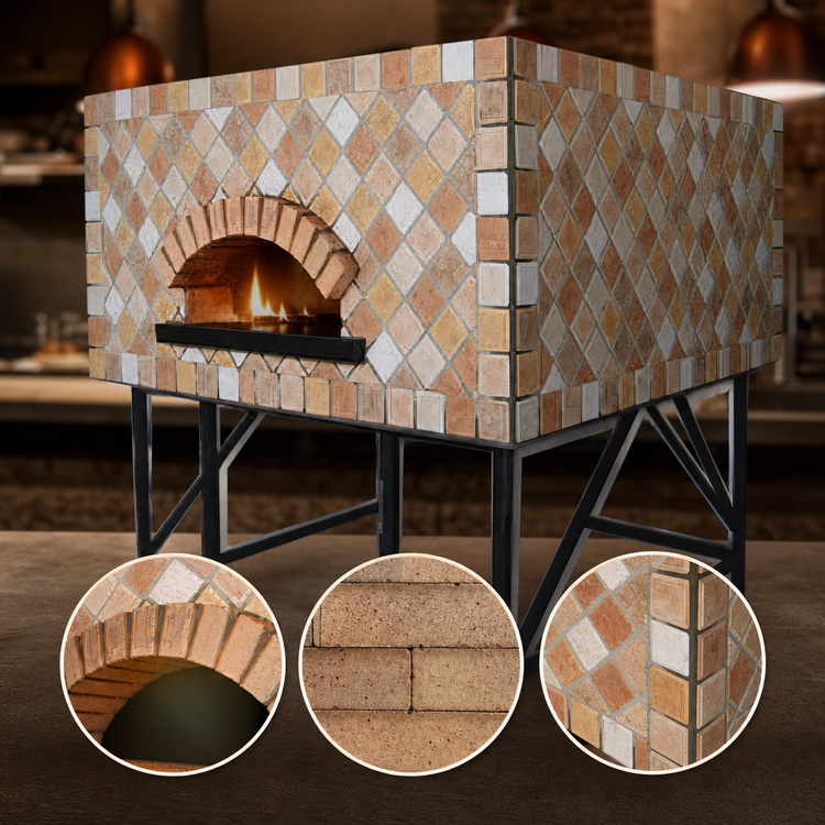 Product image #3 for Univex DOME59S Artisan Stone Hearth Gas Square Pizza Dome Oven, 13 x 12-Inch Pizzas