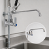 Thumbnail image #3 for Advance Tabco K-117 Lead-Free Pre-Rinse Add-A-Faucet with 12-Inch Swing Spout
