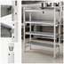 Thumbnail image #3 for Fermostock 4-Tier Stationary Starter Polymer Shelving Unit, 47 in. W x 14 in. D x 66 in. H