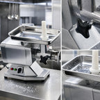 Thumbnail image #3 for Eurodib USA HM22A Electric Bench Meat Grinder, Anodized Aluminum and Stainless Steel, #22 Hub, 660 lb./Hour, 1-1/2 HP, 110V