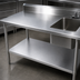 Thumbnail image #3 for John Boos 72-Inch x 30-Inch Stainless Steel Prep Table With Right-Side Sink Bowl, 5-Inch Backsplash, and Adjustable Undershelf