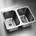 Thumbnail image #3 for Eagle Group Seamless Welded-In Two-Compartment Sink with 18