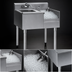 Thumbnail image #3 for Eagle Group 1800 Series 36-Inch Underbar Ice Bin/Cocktail Station with Right Ice Bin and Left Blender Recess