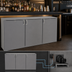 Thumbnail image #3 for Glastender CS1RB72 72-Inch Shallow-Depth Three-Section Remote Back Bar Cooler