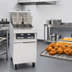 Thumbnail image #3 for Frymaster RE High Efficiency 80 lb. Electric Floor Fryer, Open-Pot Design, 21 kW