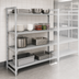 Thumbnail image #4 for Camshelving Premium 4-Tier Stationary Starter Polymer Shelving Unit, 24