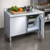 Thumbnail image #3 for La Rosa L-21130-23-28 30 Inch Worktop Reach-In Freezer Base — 1-Section Remote Refrigeration
