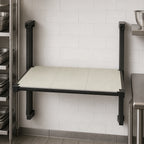 Thumbnail image #3 for Cambro Camshelving® Elevation EWSSK2124S580 Solid Wall-Mounted Shelf Kit, 21 x 24 in, Brushed Graphite, Antimicrobial
