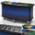 Thumbnail image #3 for Cambro 75-Inch Open-Well Vending Cart Base Unit with Blue Wrap
