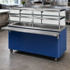 Thumbnail image #3 for Dinex DXPR6CI Ice-Cooled Mobile Cold Well, 6-Pan, 96"W