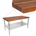 Thumbnail image #3 for John Boos 60-Inch x 24-Inch American Black Walnut Wood Top Work Table with Galvanized Legs and Adjustable Undershelf