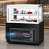 Thumbnail image #4 for Turbo Air 59-Inch Straight Glass Full-Service Refrigerated Bakery Display Case with Self-Cleaning Condenser