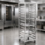 Thumbnail image #3 for Channel Manufacturing 402S-OR Single-Section End-Load Stainless Steel Bun Pan Oven Rack, 15-Pan, No-Lift