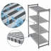 Thumbnail image #3 for Cambro Camshelving Basics Plus 4-Tier Vented Stationary Starter Unit, 18 x 30 x 64 Inches
