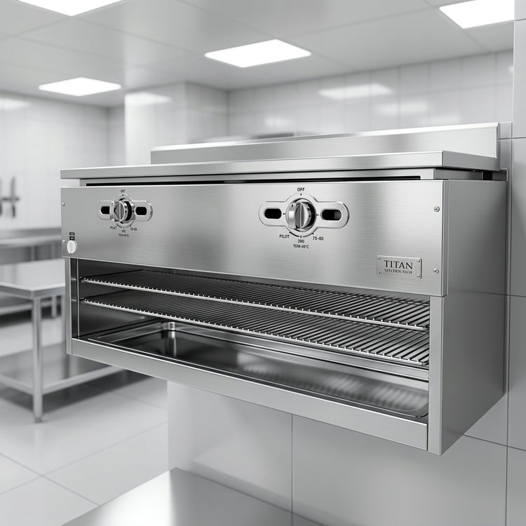 Product image #2 for Titan JCM-96 96-Inch Gas Infrared Wall Mounted Cheesemelter