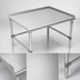 Thumbnail image #3 for John Boos 30 Inch W x 30 Inch D x 24 Inch H Stainless Steel Equipment Stand, 16-Gauge Top