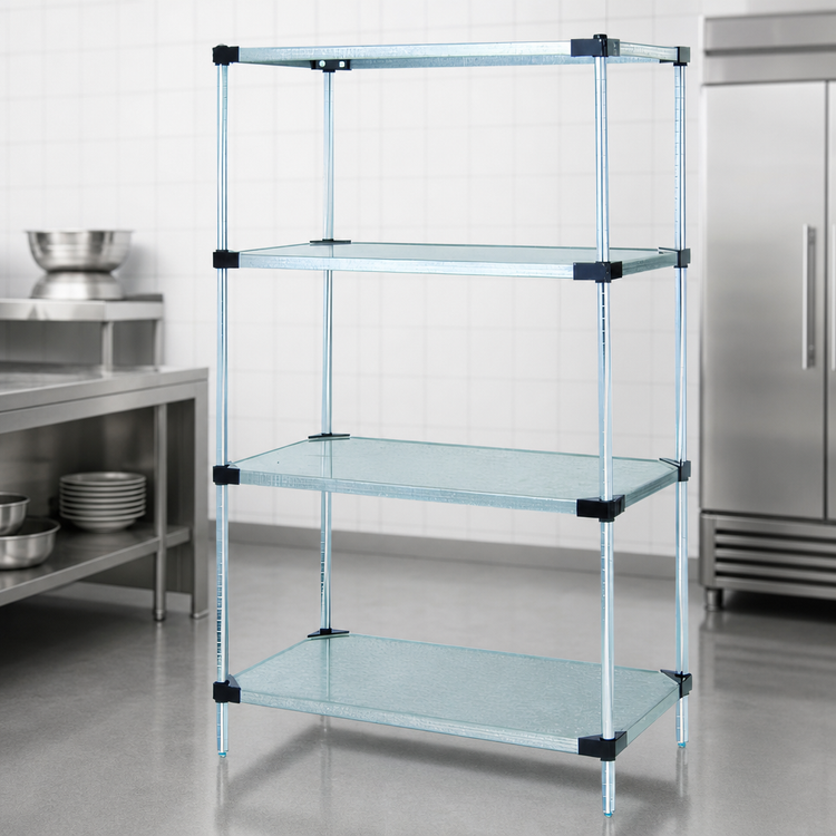 Product image #3 for Quantum WR86-1842SG Solid Shelving Starter Kit, 42 x 18 x 86 Inches
