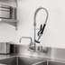 Thumbnail image #3 for T&S Brass EasyInstall Mini Wall-Mount Pre-Rinse Unit, 8-Inch Centers, 24-Inch Hose