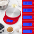 Thumbnail image #3 for CDN Digital Portion Control Food Scale with 4-1/2 Inch Round Stainless Steel Platform, 11 lb Capacity, Red