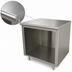 Thumbnail image #3 for Advance Tabco 120-Inch x 24-Inch Stainless Steel Work Table with Open Front Cabinet Base