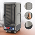 Thumbnail image #3 for Metro C5 3 Series Mobile 3/4 Height Combination Heated Holding and Proofing Cabinet with Clear Polycarbonate Door