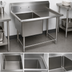 Thumbnail image #3 for John Boos Pro-Bowl 1-Compartment Stainless Steel Sink with Right Drainboard, 42-3/16 x 25-1/2 x 44-1/16 Inches