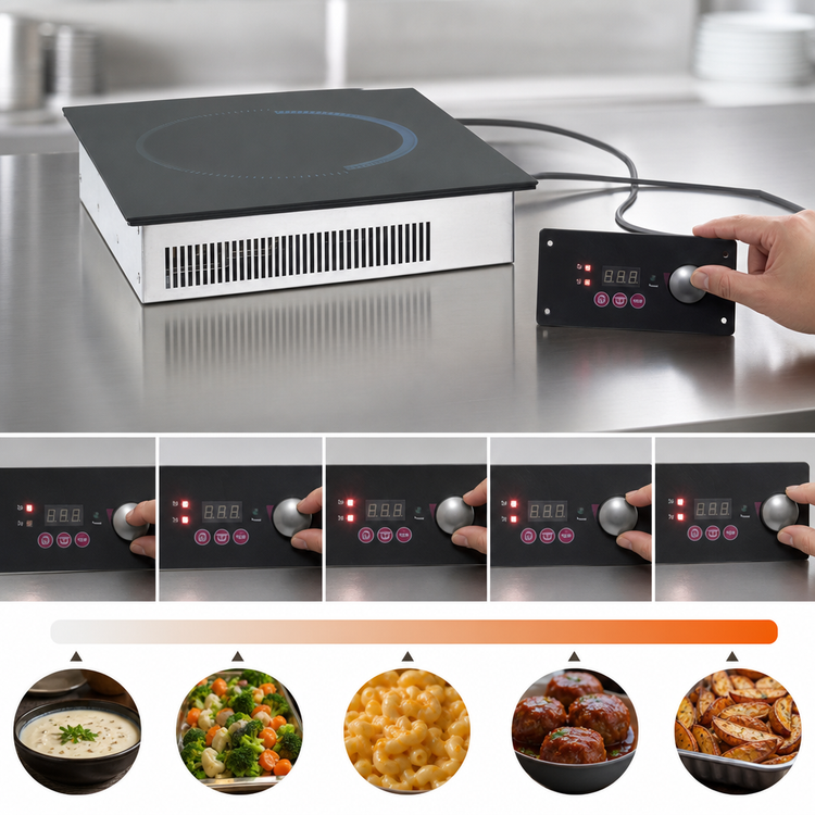 Product image #3 for Vollrath Mirage® Drop-In Induction Warmer, 14-Inch Pan, 120V, 700W