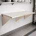 Thumbnail image #3 for Wall-Mount Stainless Steel Work Table, 72 x 30 Inches, 14-Gauge Top