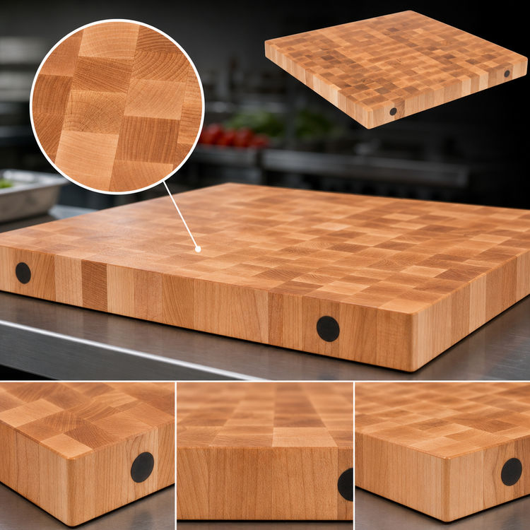 Product image #3 for Boos Block End Grain Northern Hard Rock Maple Island Countertop, 30 x 27 x 2-1/4 Inches