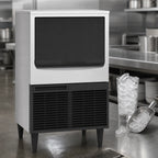 Thumbnail image #3 for Hoshizaki Cube-Style Ice Maker With 78 lb Built-In Bin, Water-Cooled, Crescent Ice