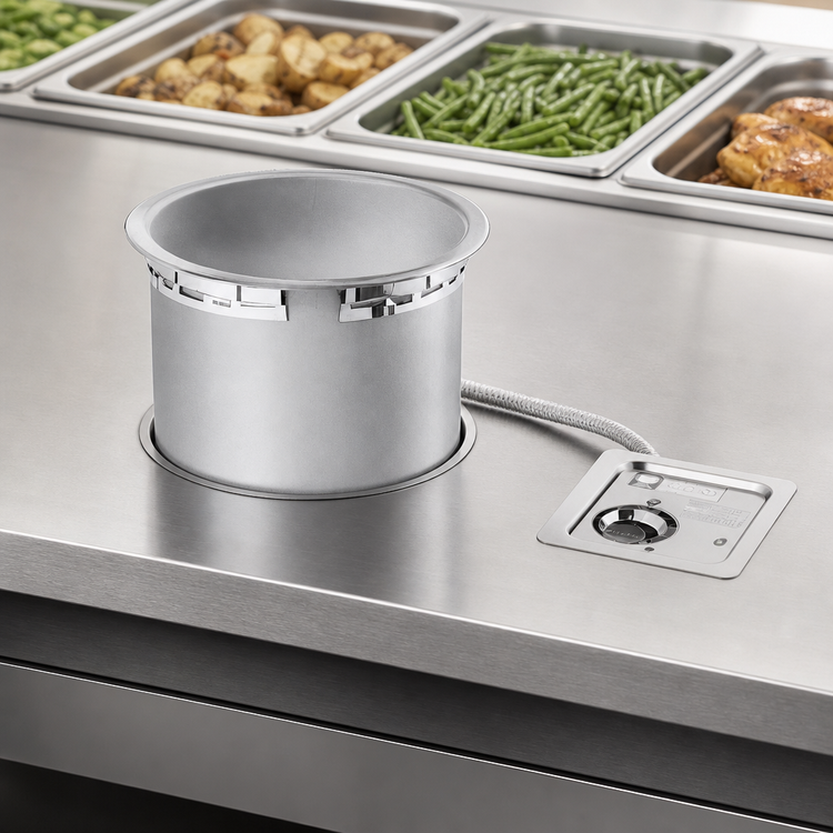 Product image #3 for Wells HW-106D Built-In Electric Cook 'N Hold Hot Well Warmer for 11 Qt Round Insert